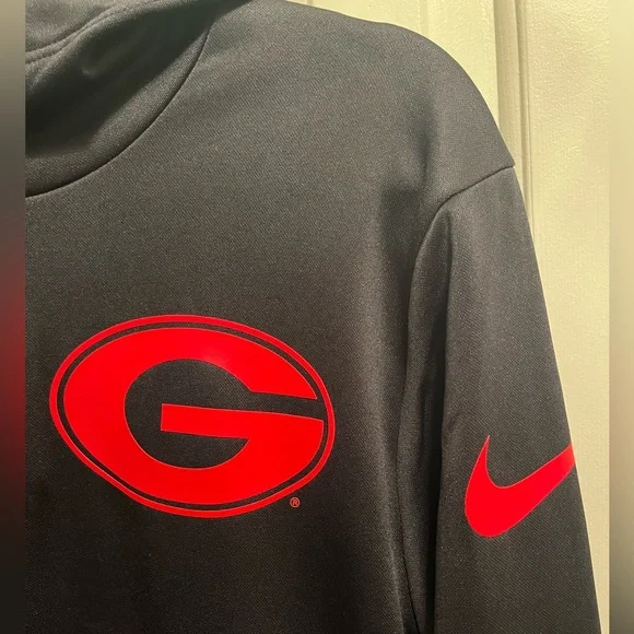 Nike NWT Georgia Bulldogs Pullover Thermal Hoodie - size Med - Picture 5 of 11